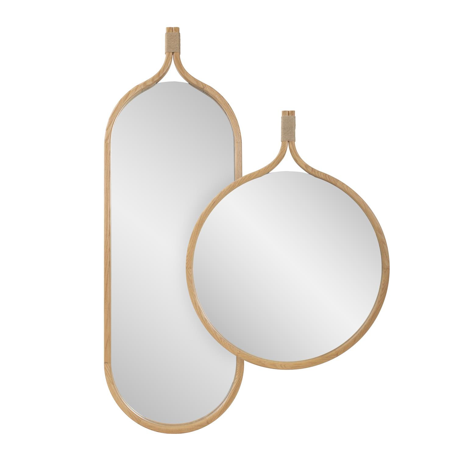 Ulah Round Mirror, 55.75" x 18.5", Oval