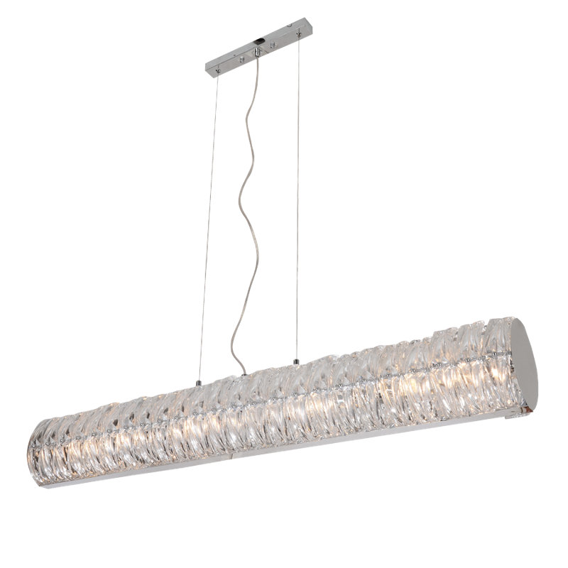 8 - Light Chrome Kitchen Island Pendant