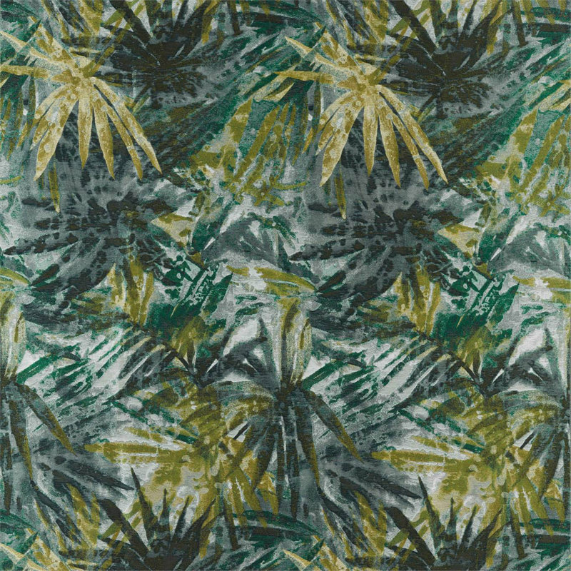 Celadon Fabric, Emerald/Litchen