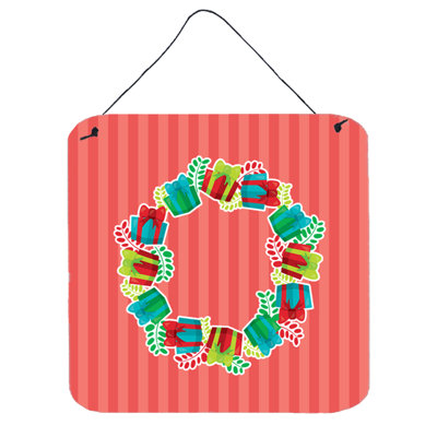 Couronne de Noël Aluminium enseigne