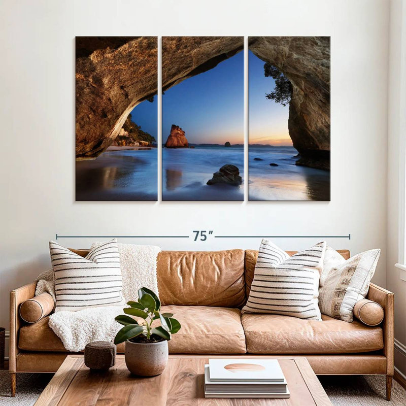 Gillard Cathedral Cove Beach, 42" H x 65" W