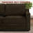 67" Upholstered Loveseat Modern Sofa With Thickened Cushions, Comfy Chenille 2-Seater Couch With Wider Armrests For Bedroom, Apartment, Office-60442333