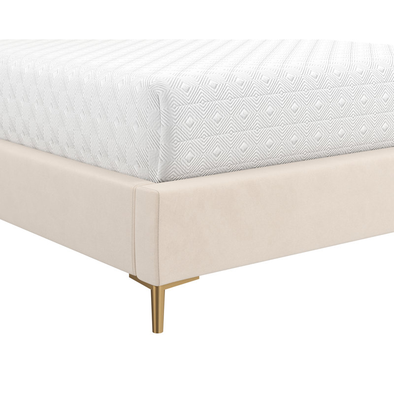 HARRIS BED - Cream, Cream, Queen