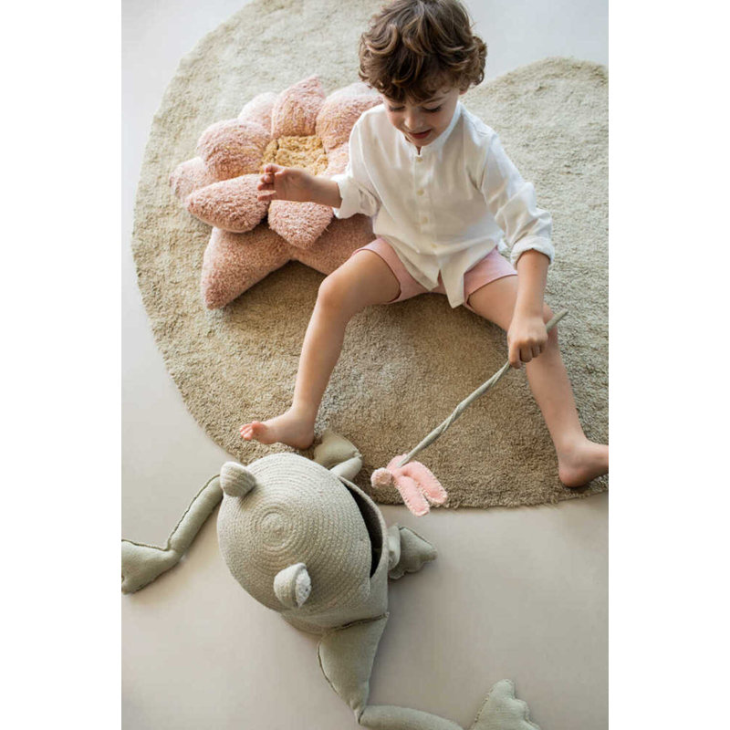 Fantasy Garden Cotton Blend Decorative Basket