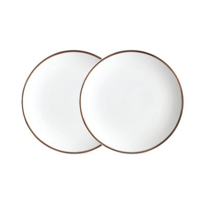 Set of 2, 6-1/2" Bread/Canape Plates