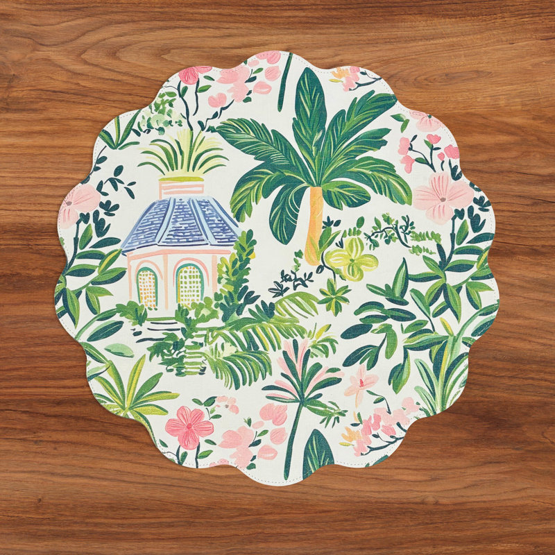 Vida Round Placemats, Gingham