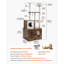 140cm H Cat Tree