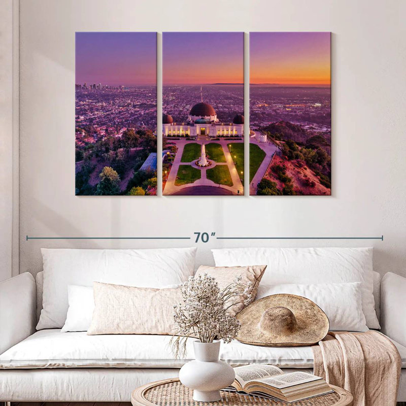 Sireci Griffith Observatory, 32" H x 50" W
