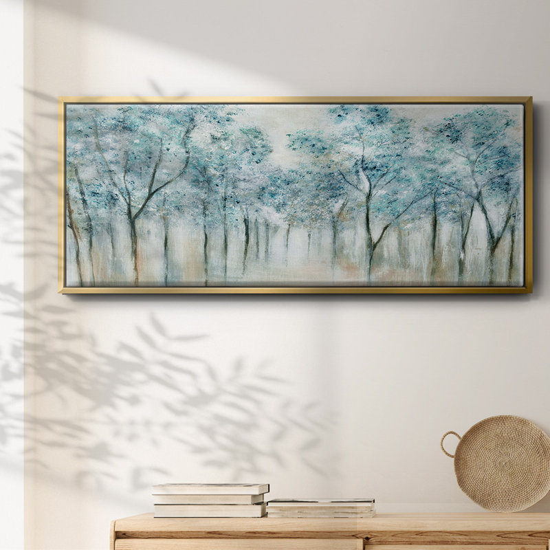 Spring Blue- Framed Canvas