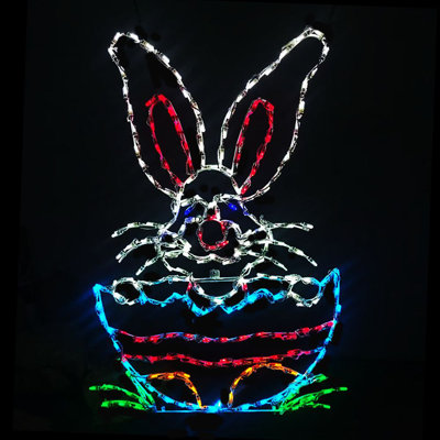 Bunny in Easter Egg LED Display