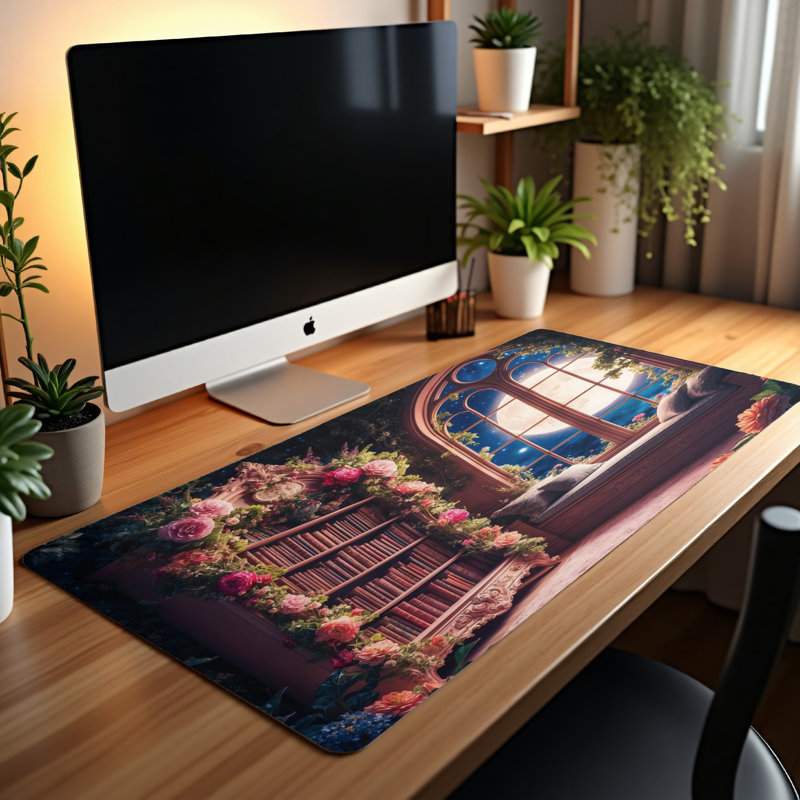 Polyester Desk Pad, 31.5x15.5