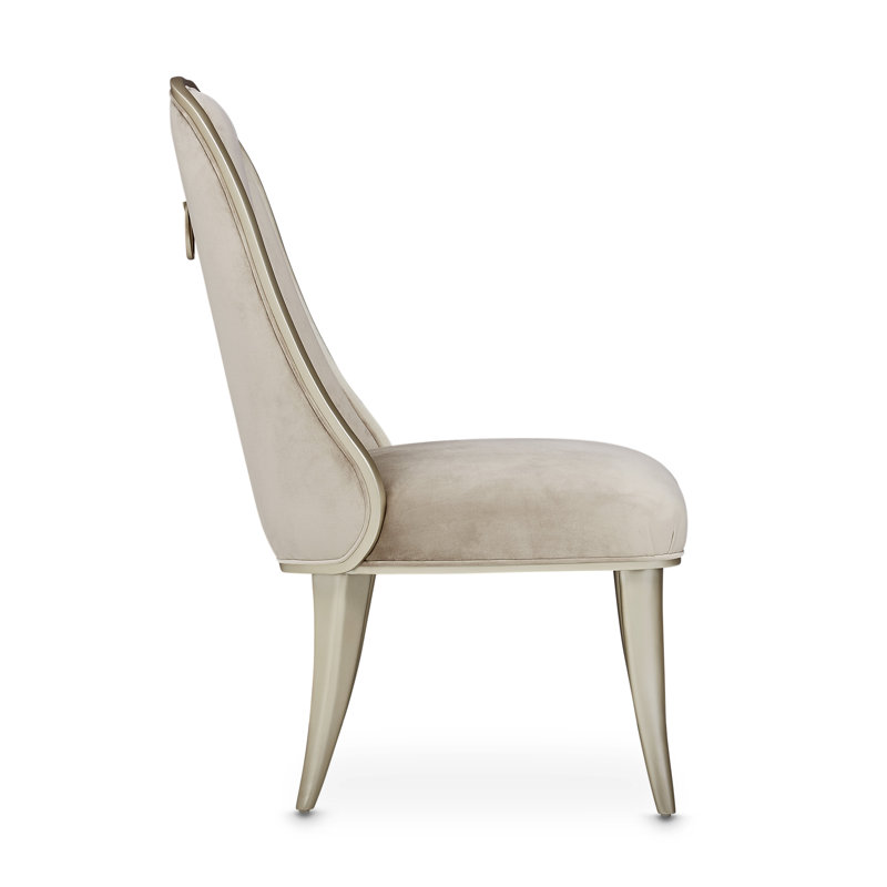 Villa Cherie Tufted Dining Side Chair, Porcini