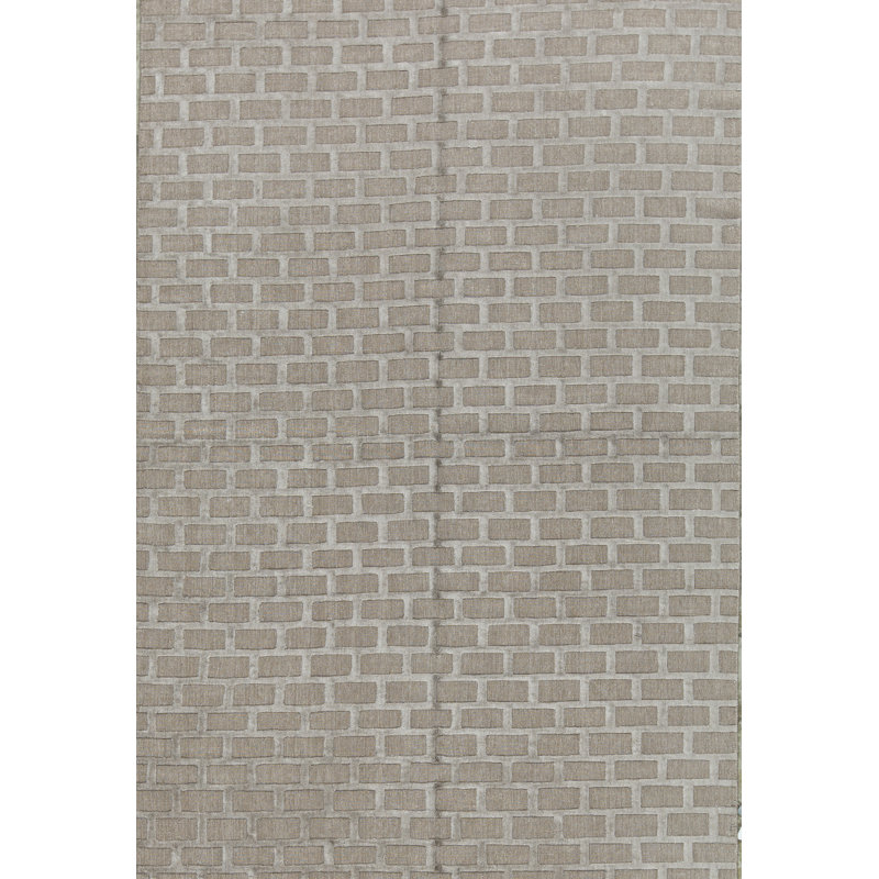 Hand-Knotted High-Quality Brown Area Rug