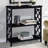 Console Table 3-Tier With Storage Shelves,Open Bookshelf Bookcase With Solid Wood Legs-907654296