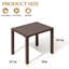 Table d'appoint rectangulaire en aluminium-907549593