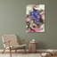 «Latitude Run® Rotenberg, Nancy», art sur toile tendue: Bourbon de jacinthe sur mylar avec reflets