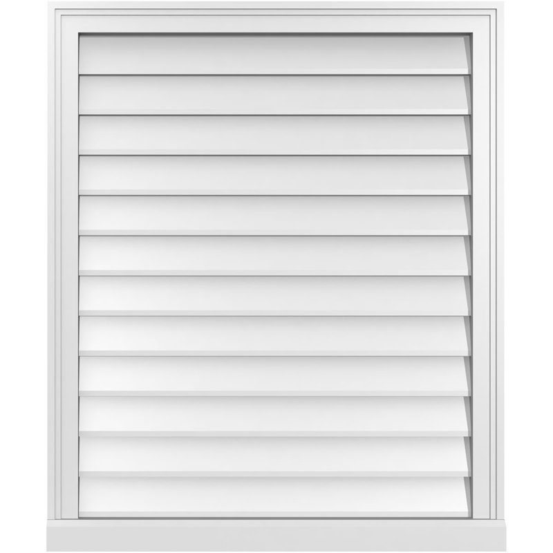 Cadre de seuil Brickmould, brun clair apprêté, H 36 po x l 30 po x P 2 po