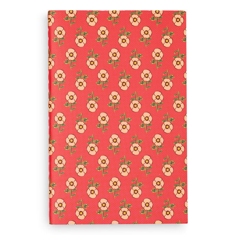 Mini Notebook Set, Tiny Poppies