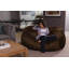 Chaise longue pour fauteuil à billes - Canapés moelleux pour fauteuil à billes de 6 pi avec revêtement en microsuède super doux - Chaises longues rembourrées en mousse à mémoire de forme pour enfants, adultes et couples - Mobilier pour fauteuil à-21189527