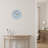 Dali 16.9" Frosted Glass Wall Clock