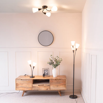 Rayoshann Traditional Floor Lamp