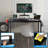 Monango Metal Base Computer Desk