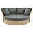Leonarda Outdoor Wicker Chaise Lounge , Cushion Included-1353883696