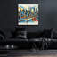«Abstract New York City» par Rey Klimt, art mural en verre acrylique-264856175