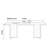 Modern Walnut-Tone Durable Rockboard Dining Table-2034473689