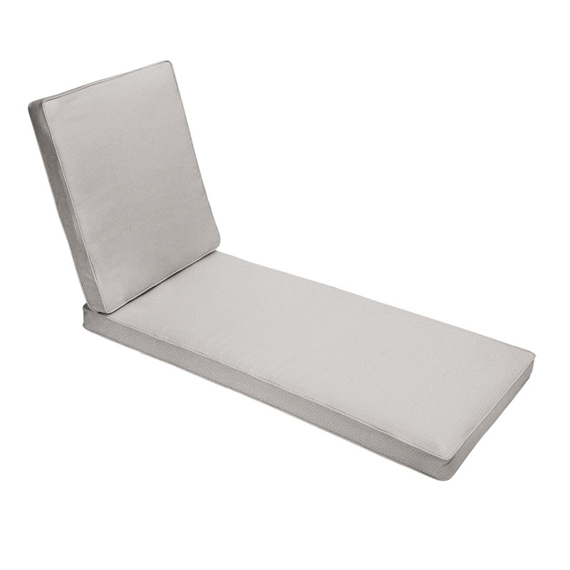 Coussin de chaise longue Sunbrella, L 21 po x P 78 po, Beige