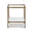 Broadhurst Glass Top End Table
