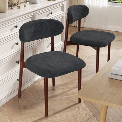 Chaise rembourrée en bois massif robuste et durable - Chaise d'appoint pour un confort et un soutien durables