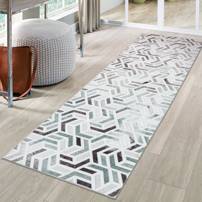 Tapis Coronado Modern, Tapis de couloir 2 pi 6 po x 9 pi