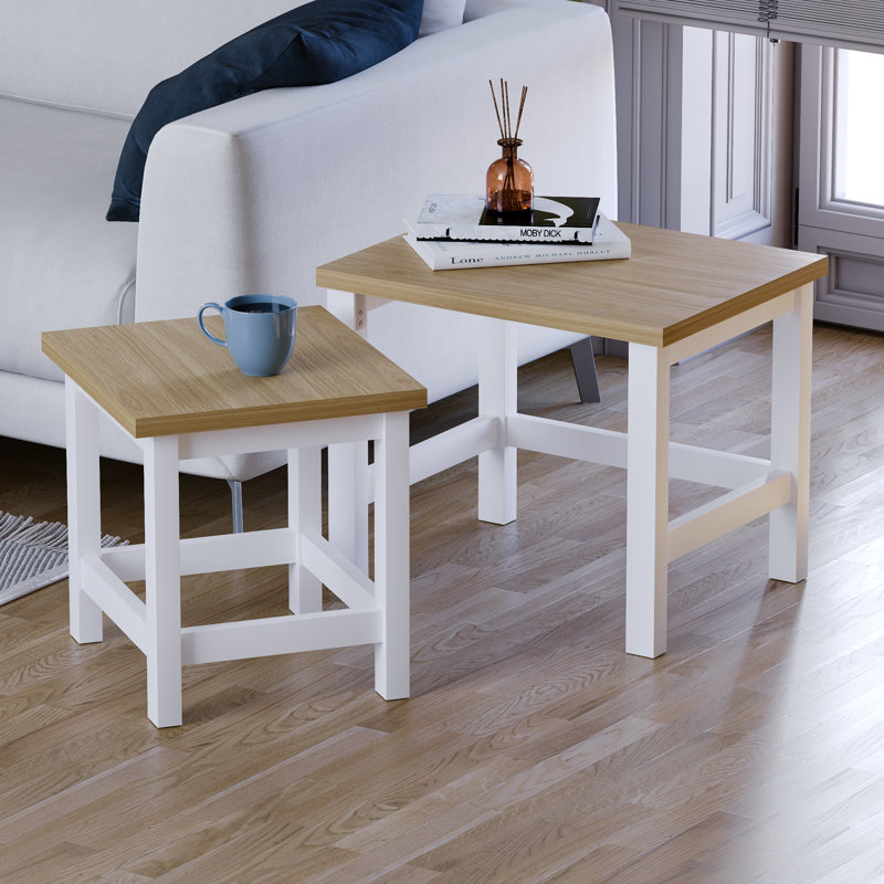 Beacsfield Nesting Tables, White