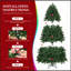 6FT Prelit Aspen Artificial Christmas Tree 300 Multi Color RGBW LED Lights 1274 Tips App Control Large Bow