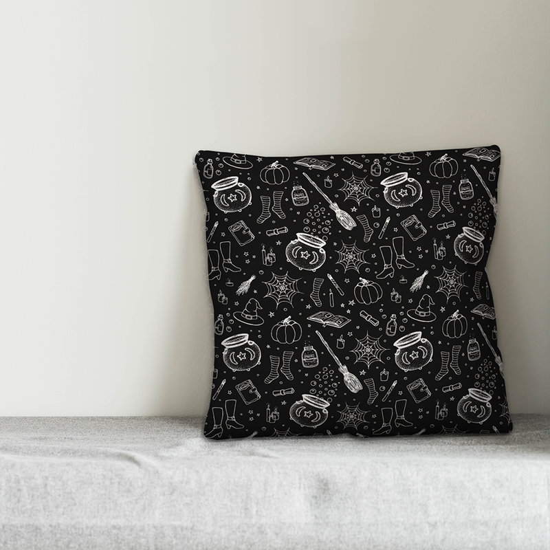  Coussin Halloween, Utilisation intérieure seulement, 18 po x 18 po