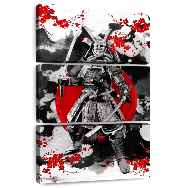 Sakura Samurai, 65" H x 42" W