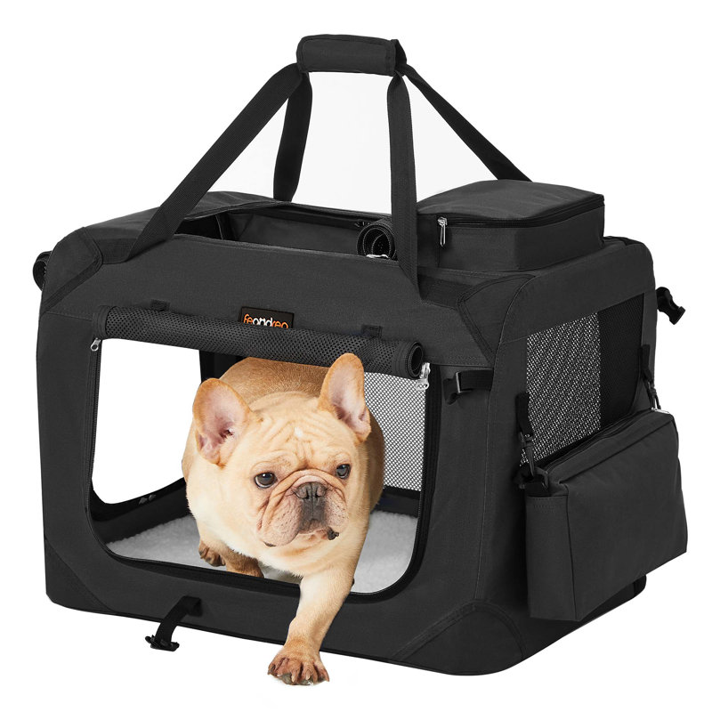 102x69x69cm Vehicle Travel Carrier, 42cm H x 60cm W x 42cm D, Black