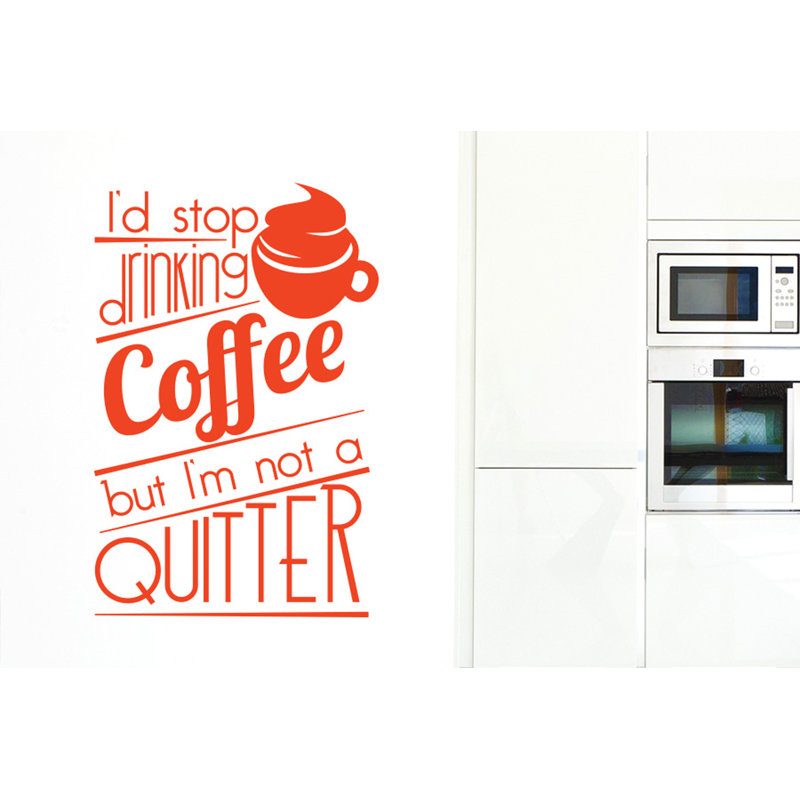 Food & Beverage Wall Decal, Orange
