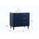 Baldwin 36'' Single Bathroom Vanity with Engineered Marble Top