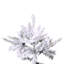 Utica Flocked Green/White Fir Artificial Christmas Tree with Stand-915798469