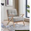 Chaise d'appoint moderne avec dossier capitonné 1pc-478016119