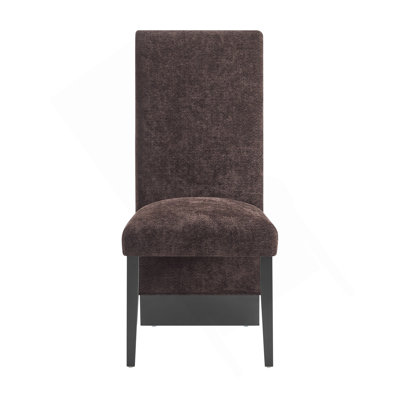 Chaise de salle à manger 2 pièces STACEY BRUN