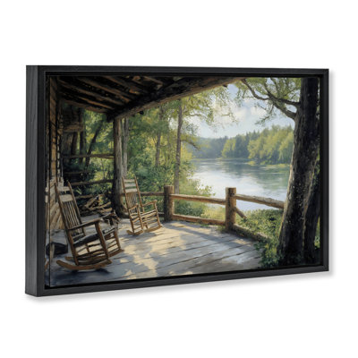 Cadre flottant avec vue sur la nature, conception par Franklyn Gregory