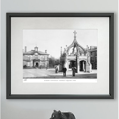 Kirkby Lonsdale, Market Square 1908 by Francis Frith - Single Picture Frame Print