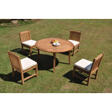 Brooklyn Outdoor 4 - Piece Teak Dining Set