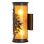 Rustic Lodge 2 - Light Flush Mounted Sconce