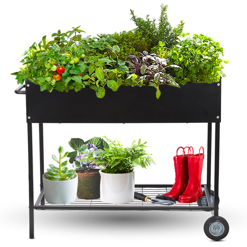 Brookston Metal Raised Garden Bed