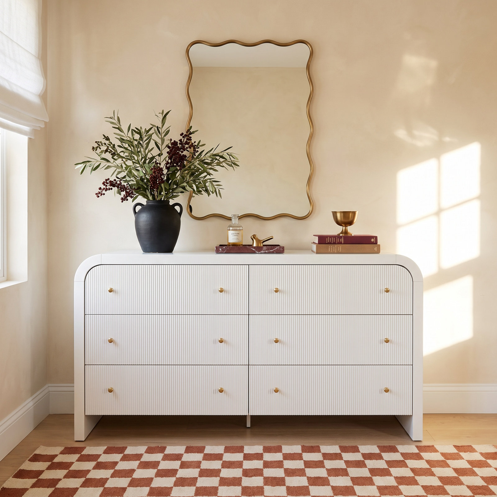 Liabella 62" Double Dresser, White