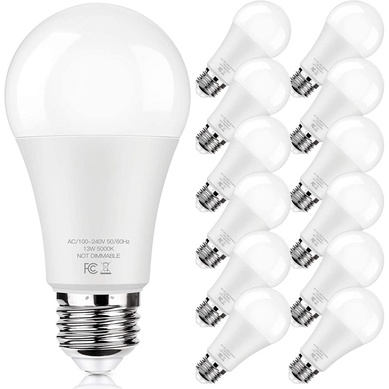 13 Watt, LED, Non-Dimmable Light Bulb, Daylight (5000K) E26/Medium (Standard) Base